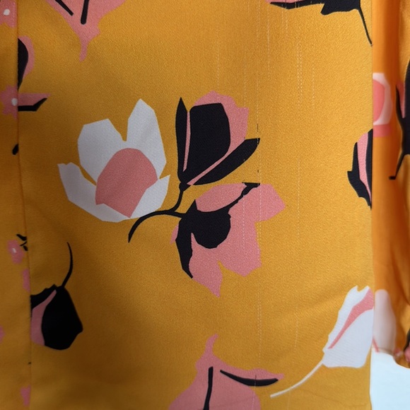 Taylor Swift Self-Portrait Yellow Floral Print Mini Dress - Picture 5 of 14